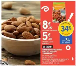 E.Leclerc Amandes Décortiquées Sans Sel Ajouté 'Seeberger' offre