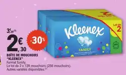 E.Leclerc BOÎTE DE MOUCHOIRS “KLEENEX” offre