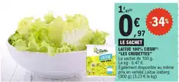 E.Leclerc LAITUE 100% CŒUR LES CRUDETTES offre