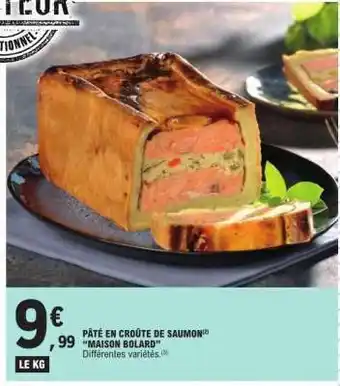 E.Leclerc PÂTÉ EN CROÛTE DE SAUMON offre