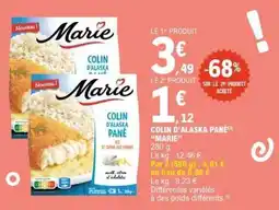 E.Leclerc COLIN D’ALASKA PANÉ “MARIE” offre