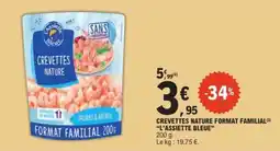 E.Leclerc CREVETTES NATURE FORMAT FAMILIAL offre