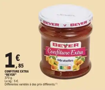 E.Leclerc CONFITURE EXTRA BEYER offre
