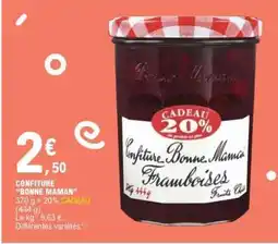 E.Leclerc Confiture 'Bonne Maman' offre