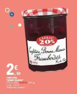E.Leclerc Confiture 'Bonne Maman' offre