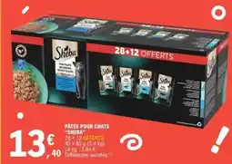 E.Leclerc PÂTÉE POUR CHATS “SHEBA” offre