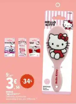 E.Leclerc BROSSE HELLO KITTY offre