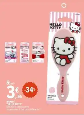 E.Leclerc BROSSE HELLO KITTY offre