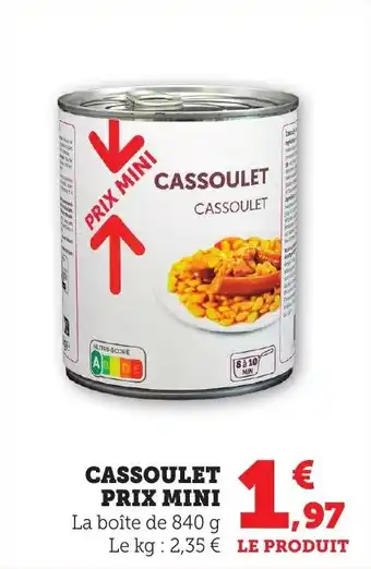 Bi1 Cassoulet prix mini offre