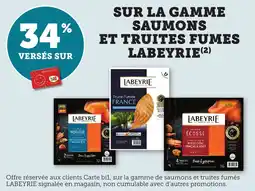 Bi1 Sur la gamme saumons et truites fumes labeyrie offre