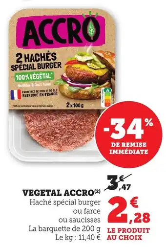Bi1 Vegetal accro offre