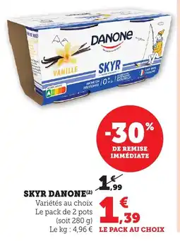Bi1 Skyr danone offre