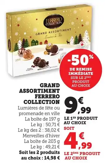 Bi1 Grand assortiment ferrero collection offre