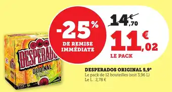 Bi1 Desperados original 5,9° offre