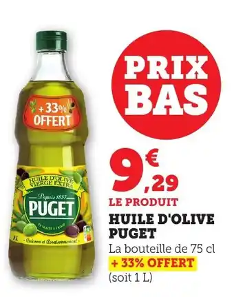 Bi1 Huile d'olive puget offre