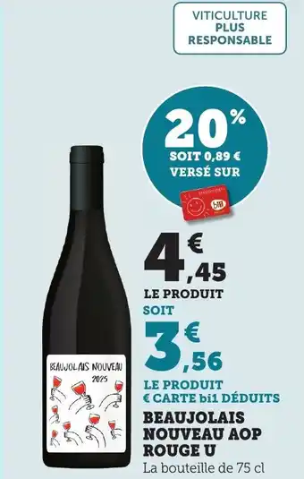 Bi1 Beaujolais nouveau aop rouge u offre