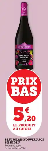 Bi1 Beaujolais nouveau aop pisse dru offre