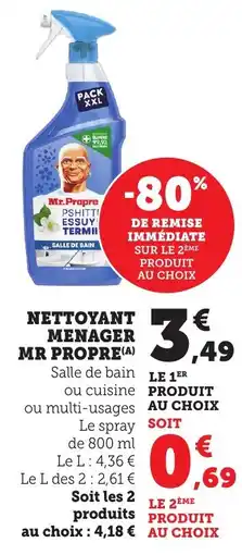 Bi1 Nettoyant menager mr propre offre