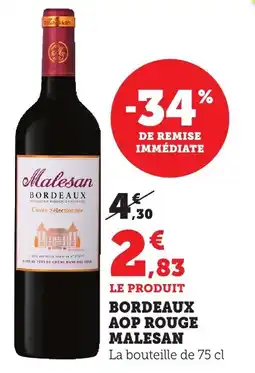 Bi1 Bordeaux aop rouge malesan offre