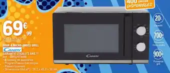 E.Leclerc Four à micro-ondes grill candy offre
