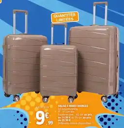 E.Leclerc Valise 4 roues doubles offre
