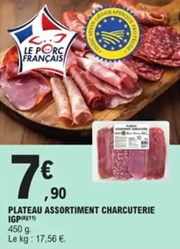 E.Leclerc Plateau assortiment charcuterie igp offre