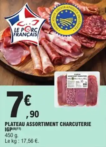 E.Leclerc Plateau assortiment charcuterie igp offre
