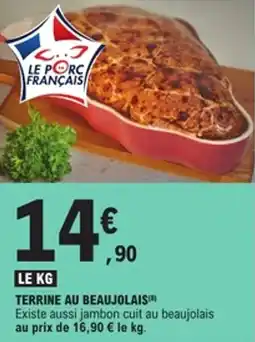 E.Leclerc Terrine au beaujolais offre