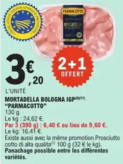 E.Leclerc Mortadella bologna igp parmacotto offre