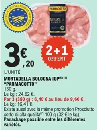 E.Leclerc Mortadella bologna igp parmacotto offre