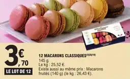 E.Leclerc 12 macarons classiques offre