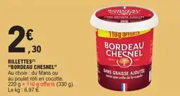 E.Leclerc Rillettes bordeau chesnel offre