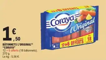 E.Leclerc Båtonnets l'original coraya offre