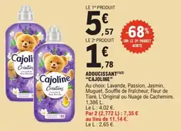 E.Leclerc Adoucissant cajoline offre