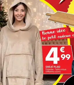 La Foir'Fouille Sweat plaid offre