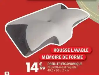 La Foir'Fouille Oreiller ergonomique offre