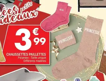 La Foir'Fouille Chaussettes paillettes offre