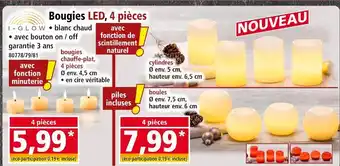 Norma I-GLOW Bougies chauffe-plat LED offre