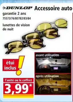 Norma DUNLOP Accessoire auto offre