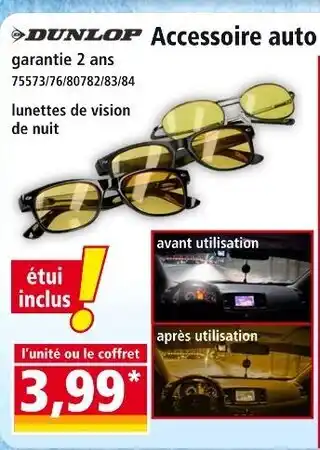 Norma DUNLOP Accessoire auto offre
