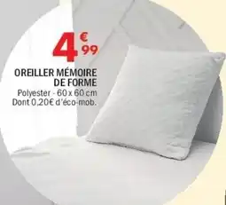 La Foir'Fouille Oreiller mémoire de forme offre