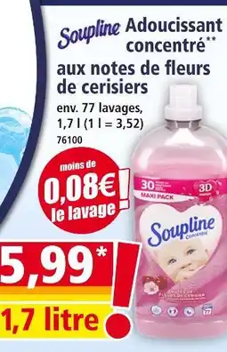 Norma SOUPLINE Adoucissant concentré offre