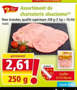Norma STOFFLER Assortiment de charcuterie alsacienne offre
