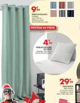 La Foir'Fouille Rideaux isolants offre