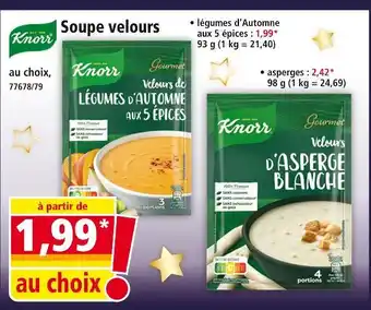 Norma Knorr Soupe velours Légumes d'Automne aux 5 épices offre