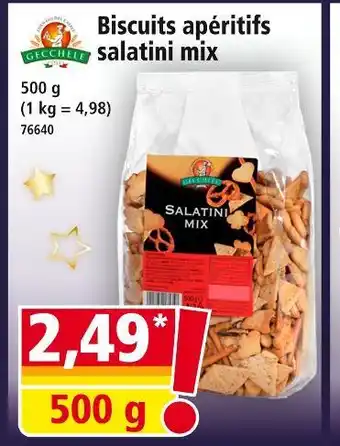 Norma Biscuits apéritifs salatini mix offre