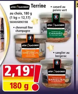 Norma AVON & RAGOBERT Terrine offre