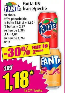 Norma FANTA Fanta US fraise/pêche offre