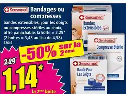 Norma Sensomed Bandages ou compresses offre