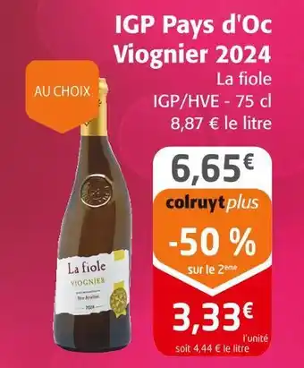 Colruyt IGP Pays d'Oc Viognier 2024 offre